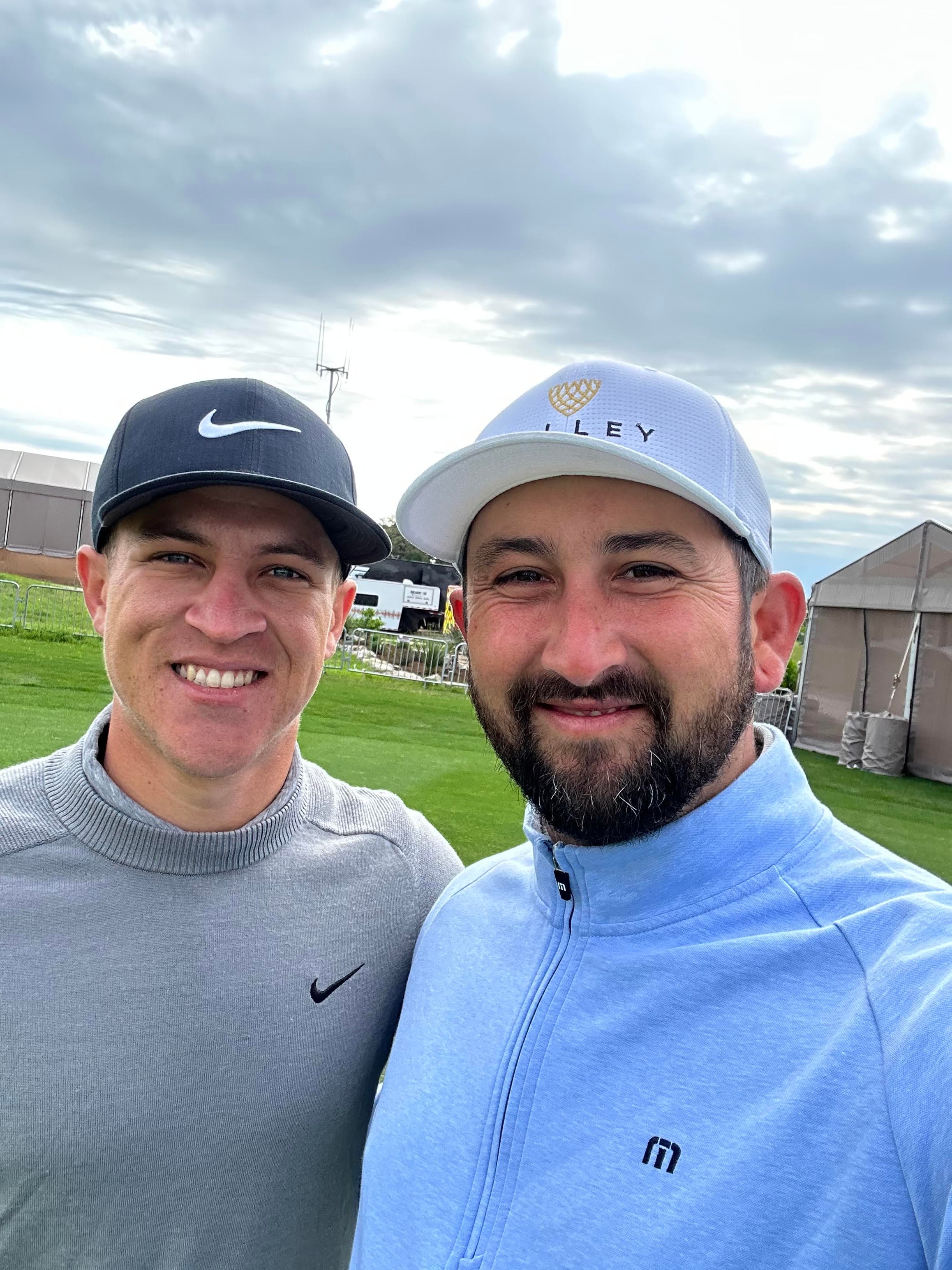 Lansburgh caught up with old friend Cameron Champ at Valero